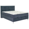 BED MET MATRAS 120 cm x 200 cm, metaal, textiel grijs