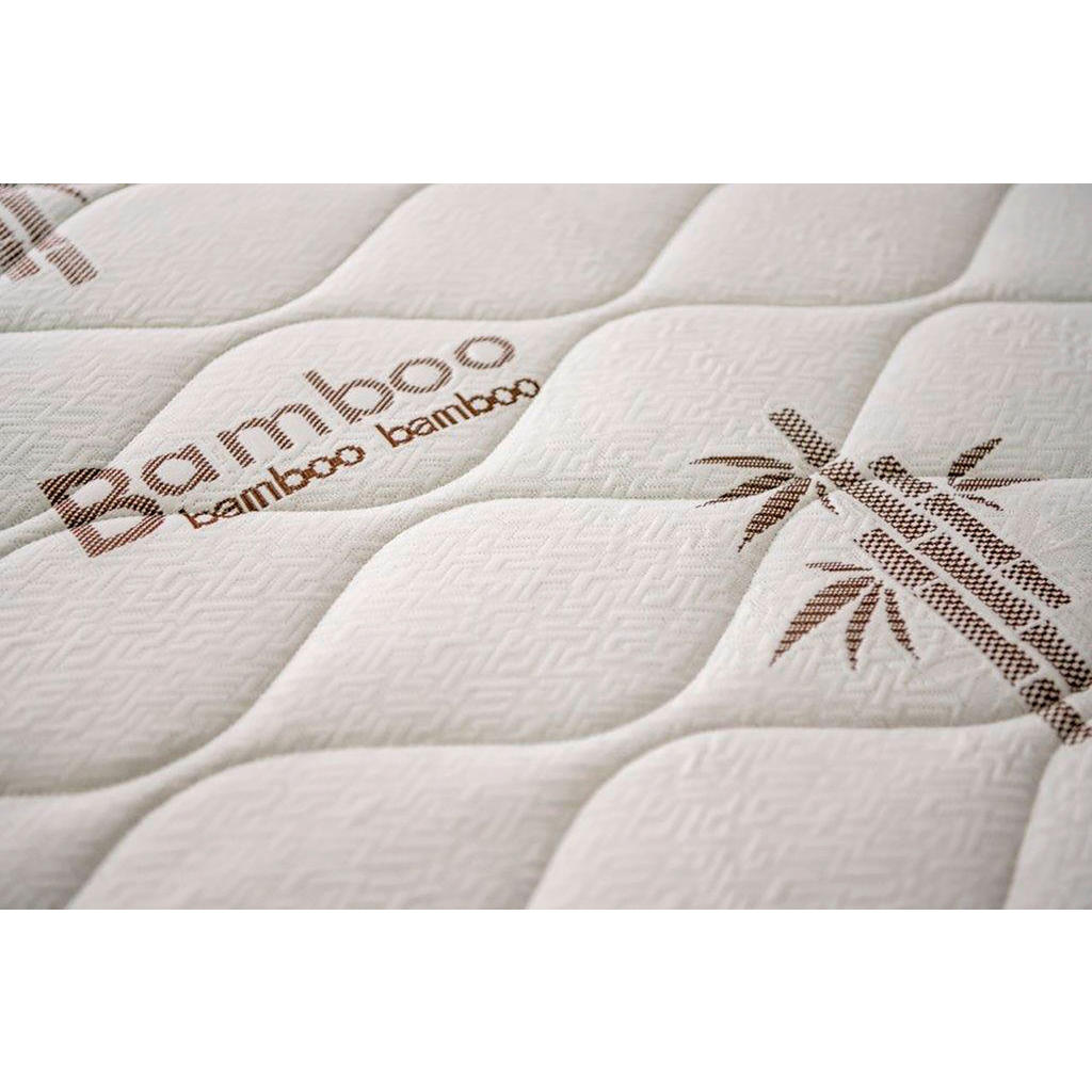 BED MET MATRAS 160 cm x 200 cm, metaal, textiel grijs