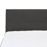 BED MET MATRAS x , hout, textiel grijs thumbnail 6