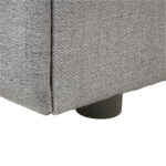 BED MET MATRAS x , hout, textiel grijs thumbnail 5