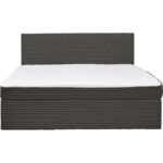 BED MET MATRAS x , textiel, houtgrijs thumbnail 5
