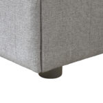 BED MET MATRAS x , hout, textiel grijs thumbnail 4