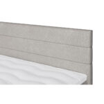 BED MET MATRAS 180 cm x 200 cm, hout, textiel, zilverkleurig houtmateriaal thumbnail 3