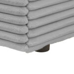 BED MET MATRAS x, hout, zilverkleurig textiel thumbnail 4