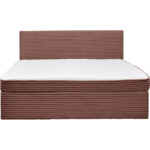 BED MET MATRAS x, hout, antiekroze textiel thumbnail 5