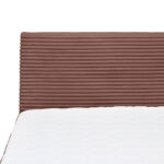 BED MET MATRAS x, hout, antiekroze textiel thumbnail 6