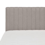 BED MET MATRAS x , hout, lichtgrijs textiel thumbnail 5