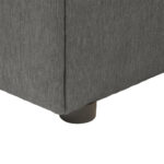 BED MET MATRAS x , hout, donkergrijs textiel thumbnail 7