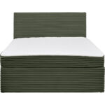 BED MET MATRAS x, hout, textiel groen thumbnail 4