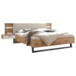 BEDSET 180 cm x 200 cm, wit, eikenkleur thumbnail 2