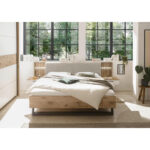 BEDSET 180 cm x 200 cm, wit, eikenkleur thumbnail 5