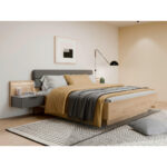 BEDSET x , metaal, kunststof, textiel, houtmateriaal grijs, eikenkleur thumbnail 2
