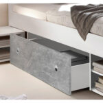 BEDDENSET 140 cm x 200 cm, grijs, wit thumbnail 4