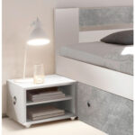 BEDDENSET 140 cm x 200 cm, grijs, wit thumbnail 6