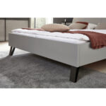 BEDSET 180 cm x 200 cm, glas, textiel, houtmateriaal bruin, grijs thumbnail 4