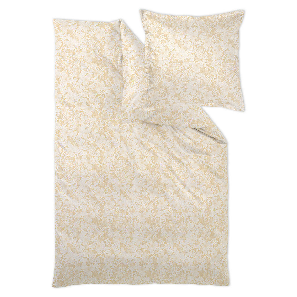 BEDDENGOED COSY 140/200 cm honingkleurig damast