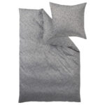BEDDENGOED LUND 140/200 cm damast wit thumbnail 4