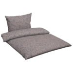 BEDDENGOED LUND 140/200 cm damast wit thumbnail 6