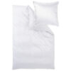 BEDDENGOED Livorno 140/200 cm damast wit