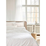 BEDDENGOED Belluno 200/200 cm damast wit thumbnail 2