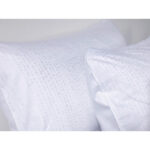 BEDDENGOED 200/200 cm damast wit thumbnail 2