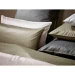 BEDDENGOED Arezo 140/200 cm damast zwart thumbnail 4