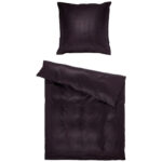 BEDDENGOED Livorno 140/200 cm damast zwart thumbnail 4