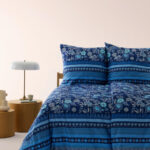 BEDDENGOED 200/200 cm satijnblauw thumbnail 3