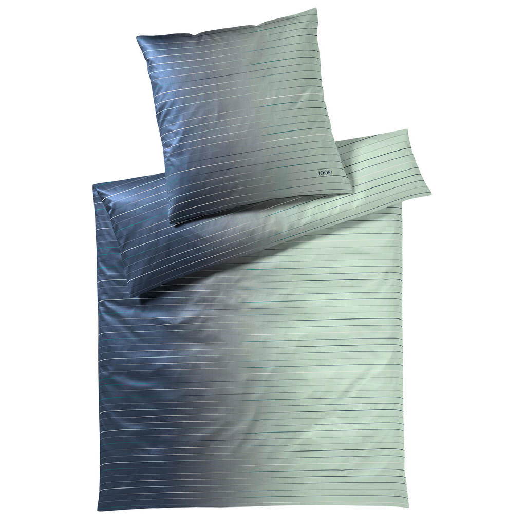 BEDDENGOED MOVE 200/200 cm mako satijn blauw, groen