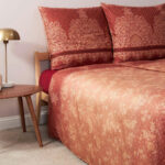 BEDDENGOED TIVOLI 200/200 cm satijn rood thumbnail 2