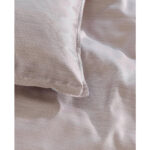 BEDDENGOED Bente 140/200 cm damast bruin thumbnail 6
