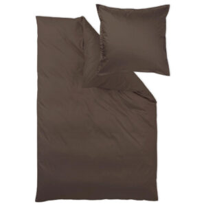 BEDDENGOED Livorno 140/200 cm damast bruin