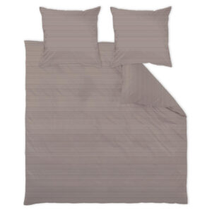 BEDDENGOED Bente 200/200 cm damast bruin