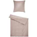 BEDDENGOED Bente 140/200 cm damast bruin thumbnail 4