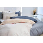 BEDDENGOED FERRARA 200/200 cm damast bruin thumbnail 2