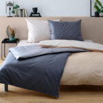 BEDDENGOED FERRARA 200/200 cm damast bruin thumbnail 3