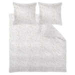 BEDDENGOED COSY 200/200 cm damast bruingrijs thumbnail 1