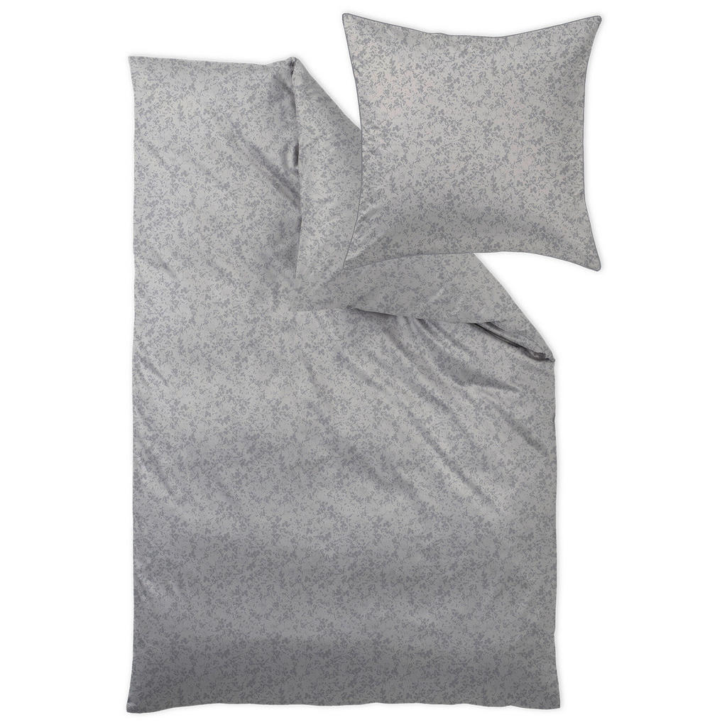 BEDDENGOED NORA 140/200 cm damastgrijs