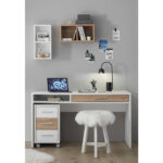 LADE OP WIELEN wit, eikenkleur thumbnail 2