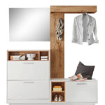 HALKAMER wit, eikenkleur thumbnail 1
