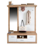 HALKAMER wit, eikenkleur thumbnail 1