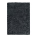 TAPIJT MET HOGE VLOER Fluweel 200/290 cm getuft grafietkleur thumbnail 1
