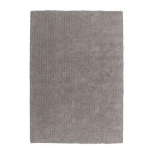TAPIJT MET HOGE VLOER Fluweel 160/230 cm getuft wit