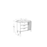 STOEL BORST Lijn 119/91/99/45/77 cm thumbnail 6