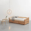 UITSCHUIFBAAR BED 90 cm x 200 cm, beukenkleur
