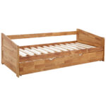 UITSCHUIFBAAR BED 90 cm x 200 cm, eikenkleur thumbnail 4