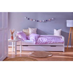 UITSCHUIFBAAR BED 90 cm x 200 cm, wit