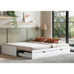 UITSCHUIFBAAR BED 90-180 cm x 200 cm, wit thumbnail 4
