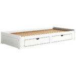 UITSCHUIFBAAR BED 90-180 cm x 200 cm, wit thumbnail 6
