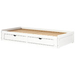 UITSCHUIFBAAR BED 90-180 cm x 200 cm, wit thumbnail 7